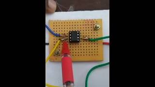 Inverting amplifier using 741-op-amp