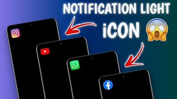 How to Apply Notification Light iCON in any Android Smartphone - LED Notification Light