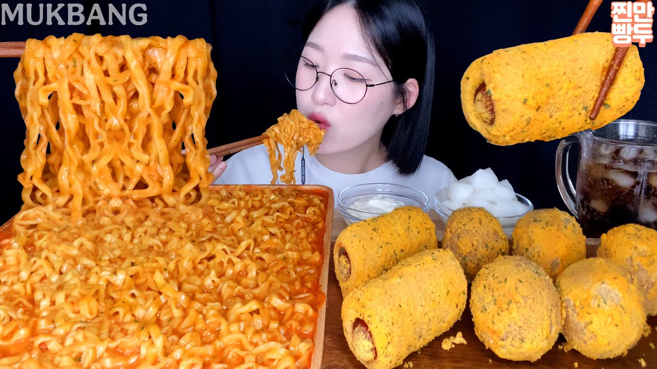 Carbo Buldak Ramen & Cheese Balls⭐️ | KOREANFOOD MUKBANG ASMR