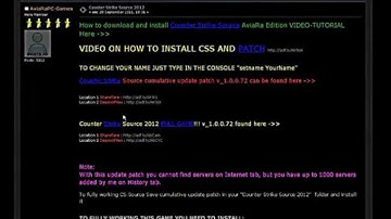 How To Download Counter Strike Source Aviara Edition v72