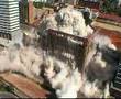 building demolition by implosion in Johannesburg