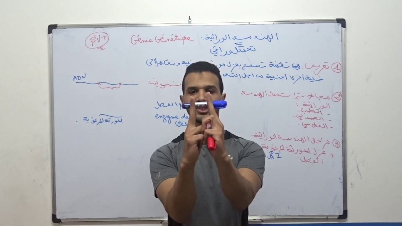 الهندسة الوراثية الاستعداد للفرض | Génie génétique