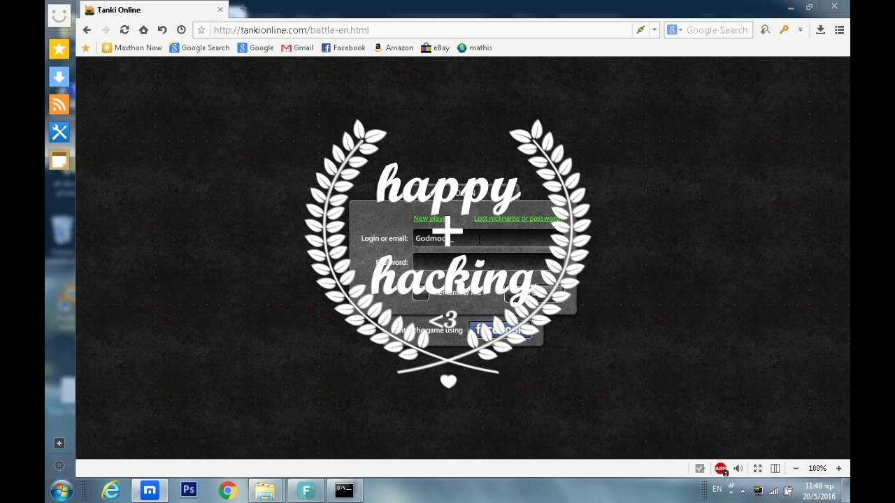 HOW TO HACK EVERY ACCOUNT IN TANKI ONLINE !!!