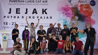 pameran lukis cat air jejak putra sang fajar haul bung karno | KOLCAI