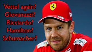 Sebastian vettel's contract with ferrari ends at the end of 2020, and
it seems likely that this season could be his last ferrari. there are
several driv...