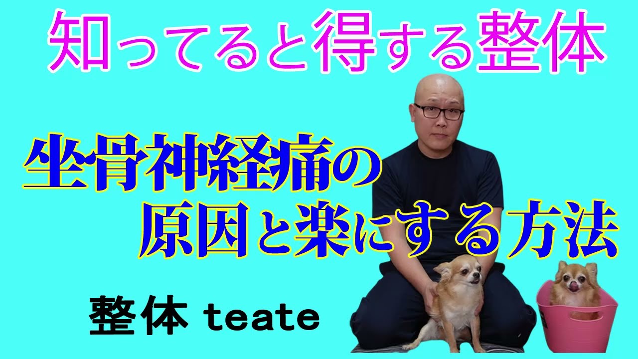 知ってると得する整体～坐骨神経痛の原因と楽にする方法編～