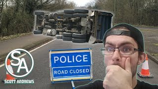 Truck Crash Closed The Road