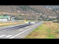 Precision Landing: Drukair ATR 42's Approach into Paro Airport from 1500 Feet AGL to Touchdown.