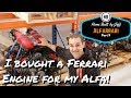 I bought a Ferrari engine for my Alfa! - Alfarrari 105 project car build part 9