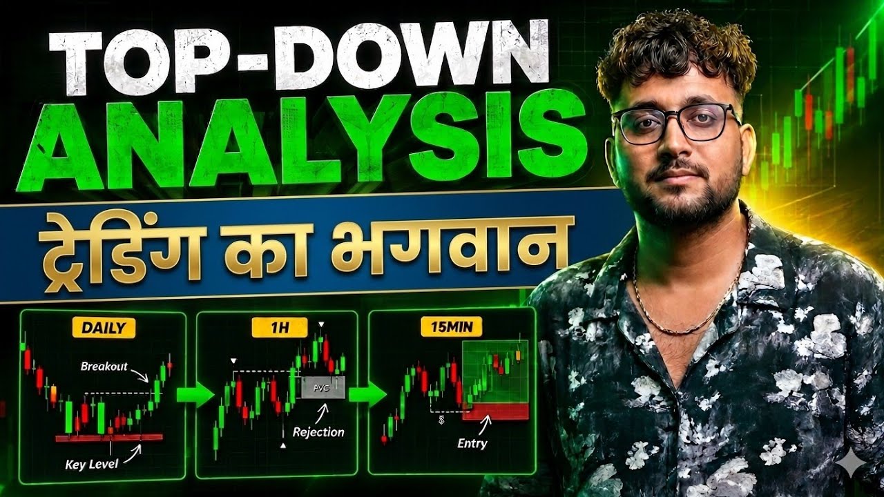 Demand Supply Best Top-Down Analysis For Beginners | Technical Analysis Trading Strategy #chart