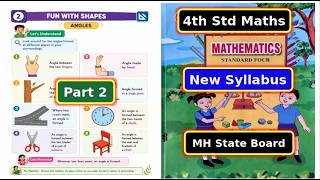 4th Std Maths Chapter 2 Fun With Shapes | Page 22 to 26 | Part 2 Solution | (New syllabus)