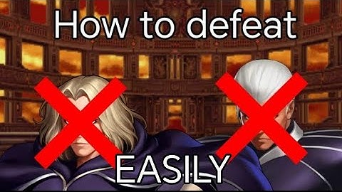 How to defeat Original Zero and Igniz EASILY in KOF 2001