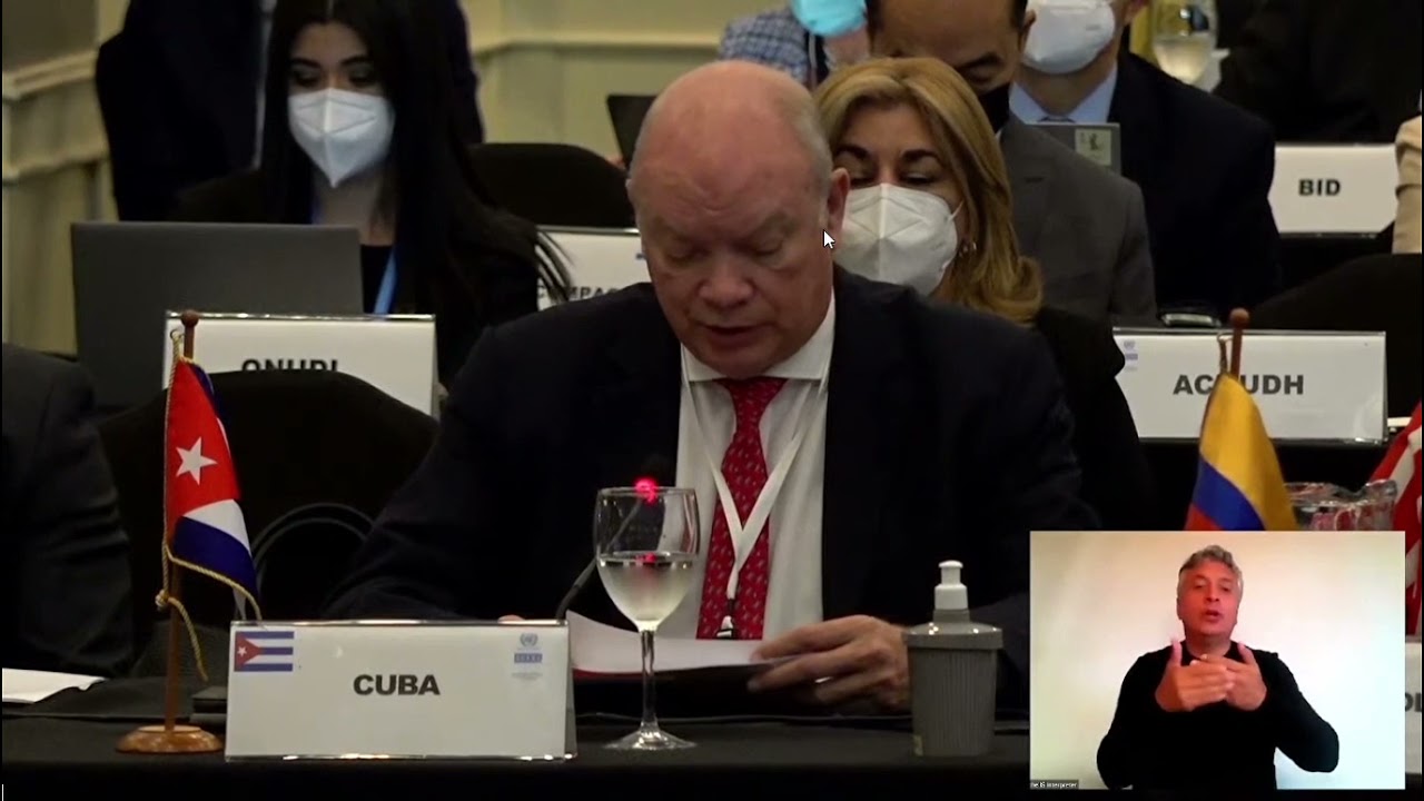 Discurso del ministro Rodrigo Malmierca , Foro de los Países de ALC sobre el Desarrollo Sostenible