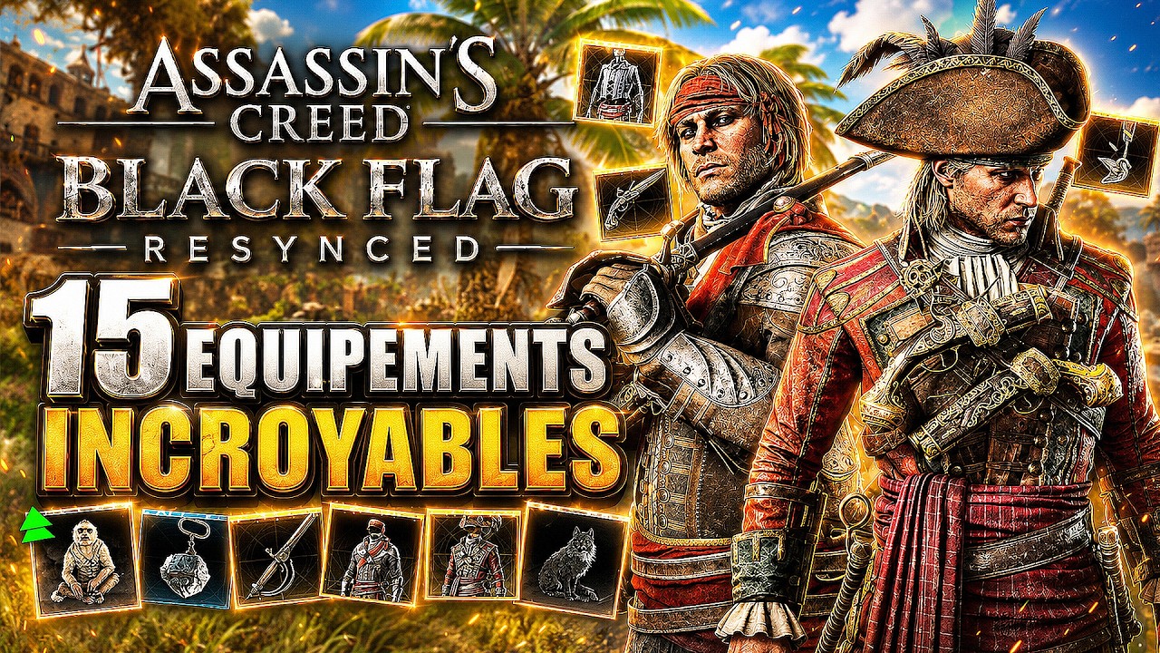AC Black Flag Resynced: 15 Équipements INCROYABLES dès LE DÉBUT ! Marchand SECRET, Armure LEGENDAIRE