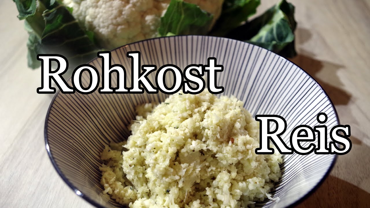 Rohkost Reis - schnelle und einfache Alternative zu gekochtem Reis ...