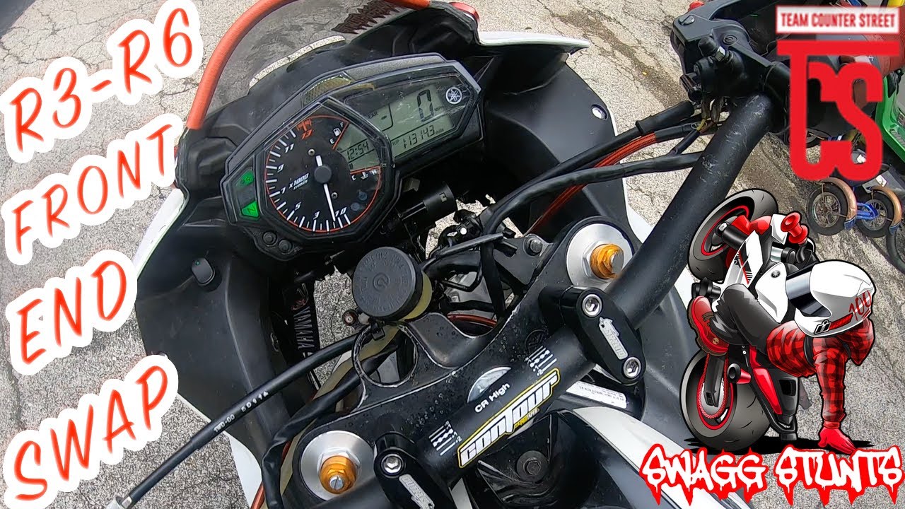 R3 to R6 FRONT END SWAP - YouTube