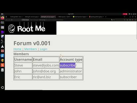 Root Me || XPath injection - Authentification 