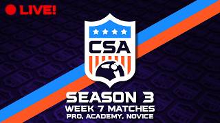 CSA - Season 3 Week 7 Matches!!