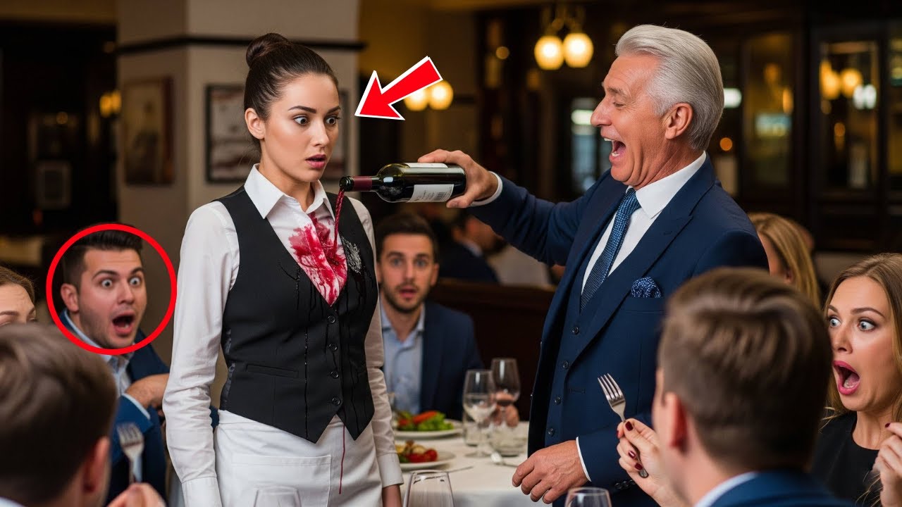 Billionaire Laughs at Waitress’s Accent — Then Realizes She’s the Daughter He Abandoned