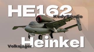 Heinkel HE162 Volksjäger - Kedy Studio's First 70mm EDF Jet | 3D Printed RC