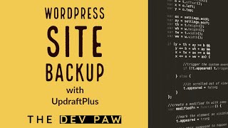 How to Create WordPress Site Backup with UpdraftPlus | WordPress Tutorial 2020