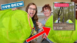 We Made These $15 Five Below Tents Go Viral