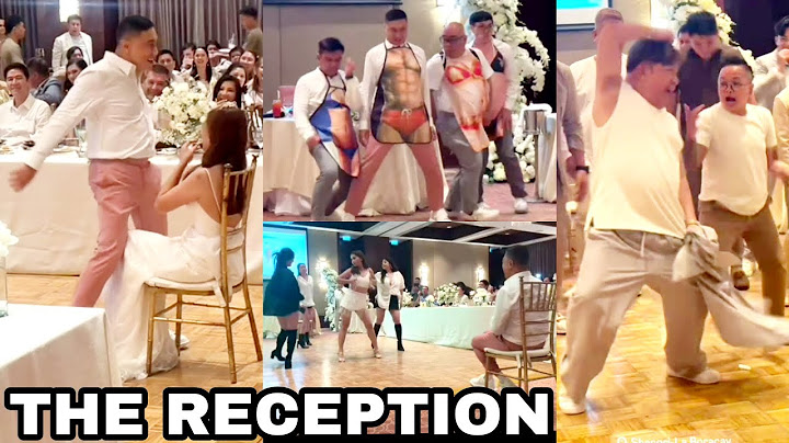 KABALIWAN ng Eat Bulaga Dabarkads sa WEDDING RECEPTION ni Jose Manalo and Mergene Maranan Wedding