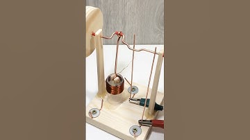 Solenoid motor #experiment #electric #physics #science #diy
