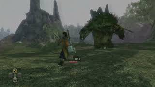 Fable II (Xbox 360) - Bower Lake - Forest Troll boss battle [No Commentary]