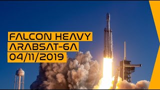 SpaceX's Falcon Heavy Launch - Arabsat-6A