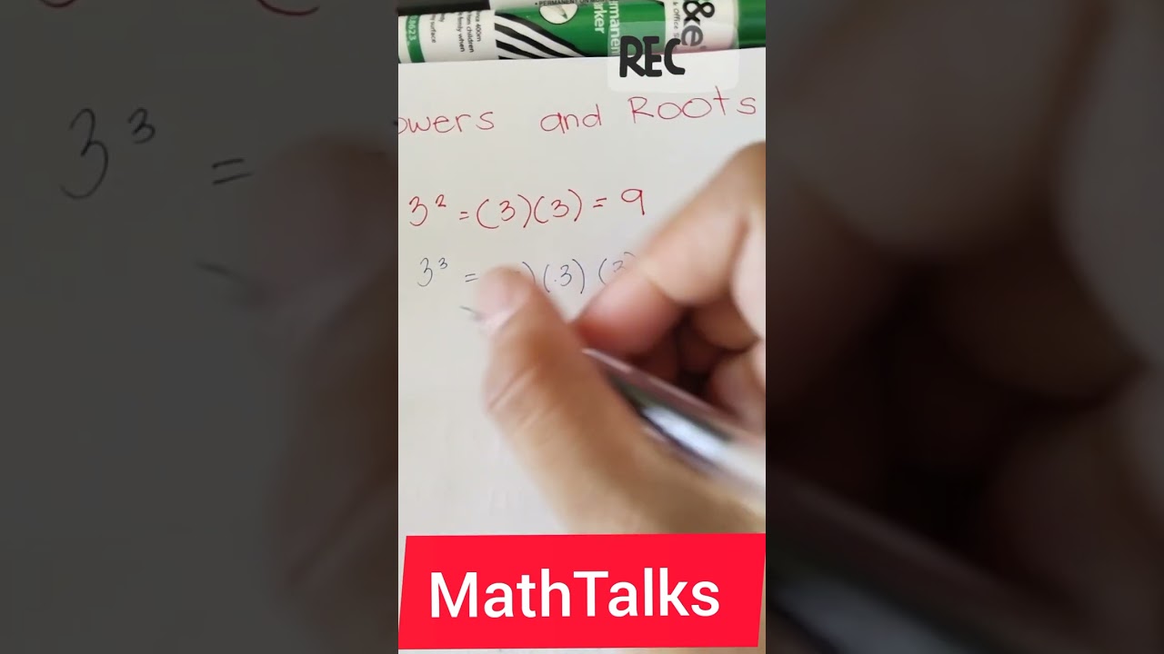 "Mastering Power and Roots: A Step-by-Step Guide with Sample Problems | Improve Your Math Skills"