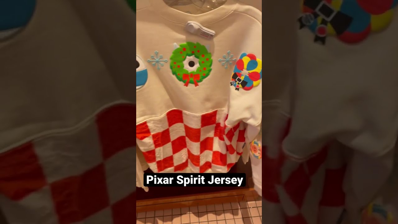 New Christmas Pixar Spirit Jersey // Disneyland