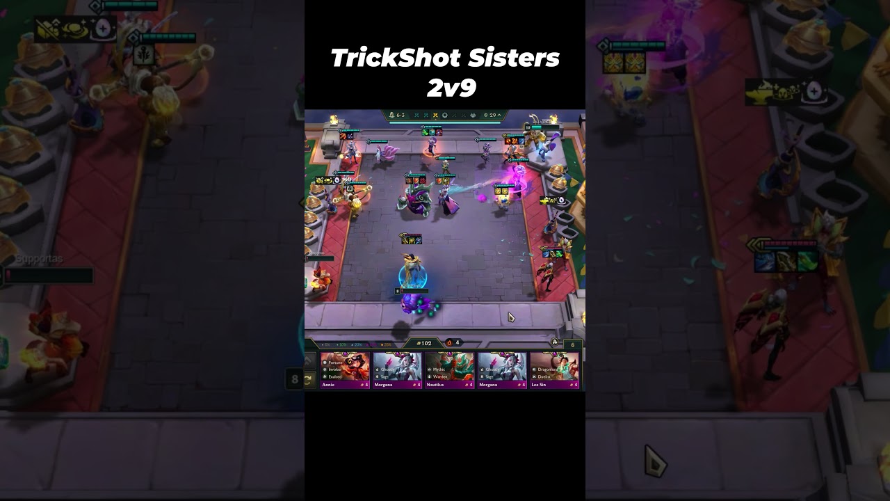 Trickshot Sisters 2v9 2v9! TFT Set 11!  