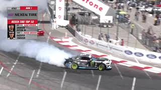 Vaughn Gittin Jr. Vs Kazuya Taguchi Run 1