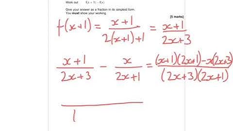 AQA Further Maths Level 2 Certficate 2016 Paper 2 - Q24 - Functions