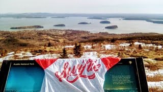 Cadillac Mt. Winter Hike. Acadia National Park (North Ridge Trail)