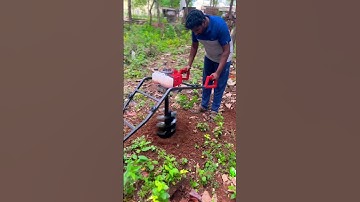 68cc Orezen Trolley Earth Auger Rs.13000, 10inch Drill bit Rs.1950, 9787672239, Madurai #earthauger