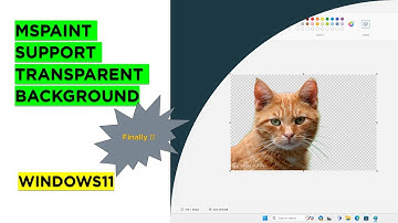 MS Paint can now save images with transparent backgrounds