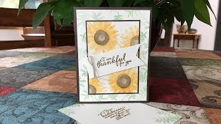 Painted Harvest Card - Stampin' Up Products
