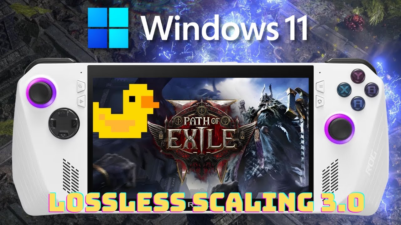 Path of Exile 2 (Lossless Scaling 3.0) | Rog Ally Ryzen Z1 Extreme ...