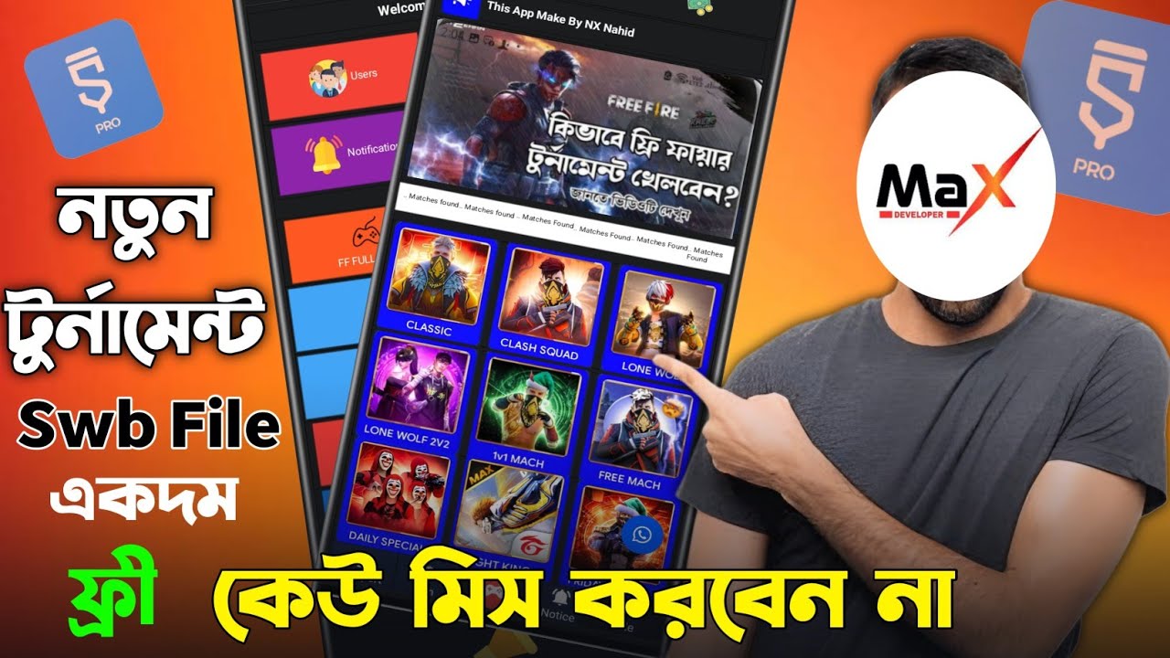 New Tournament Swb File Free| How To Make Ludo Tournament App Project | Swb  File | Sketchware Pro