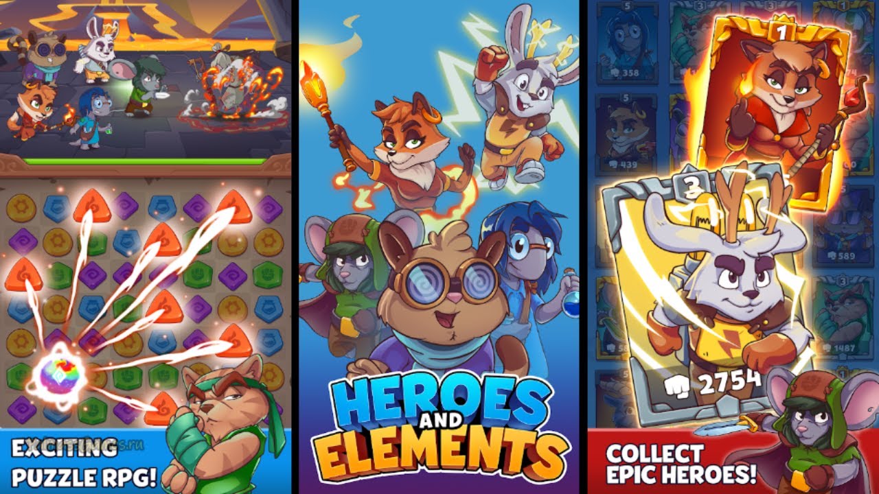 Heroes & Elements Gameplay | Android New Game - YouTube