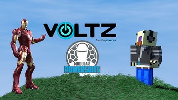 Minecraft Voltz Tutorial : Iron Man Suit (Modular Power Suit)