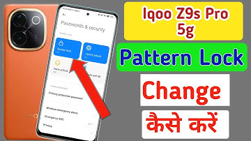 How to change pattern lock in Iqoo Z9s Pro 5g/Screen lock/Iqoo Z9s Pro me password kaise change kare