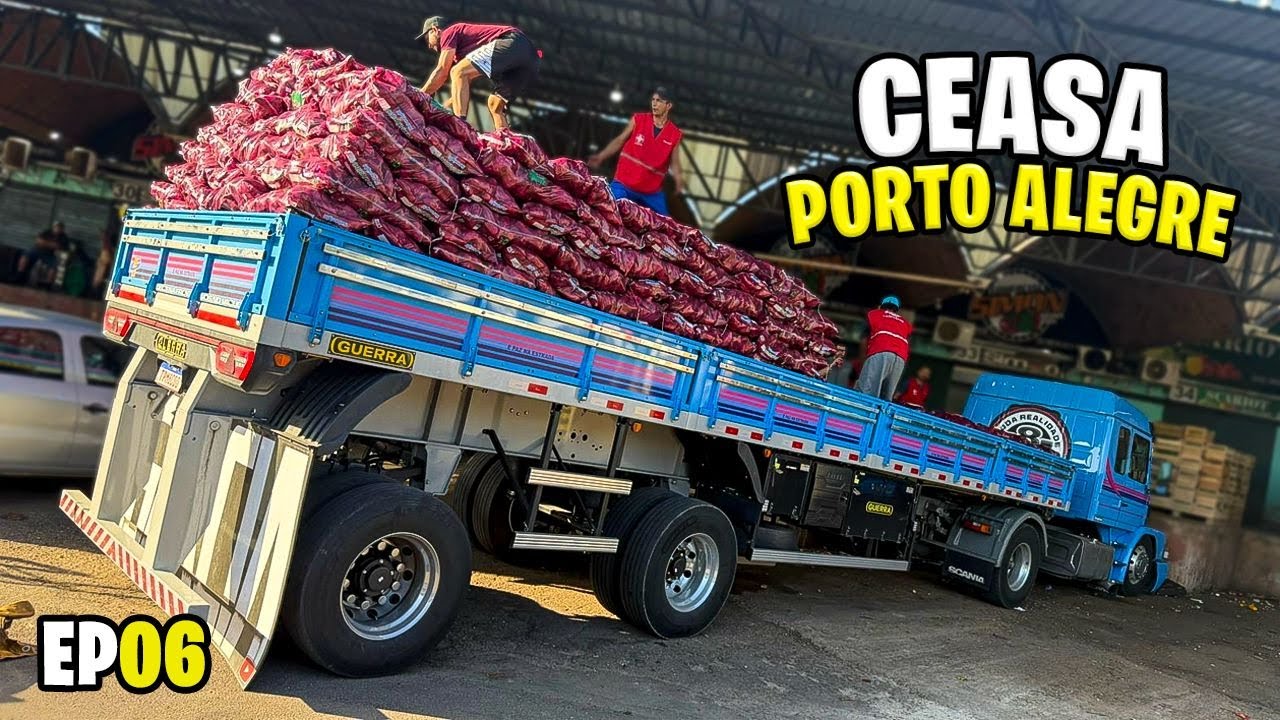 CHEGUEI NO CEASA PRA DESCARREGAR A BATATA 😱 PRIMEIRA PARADA EP6