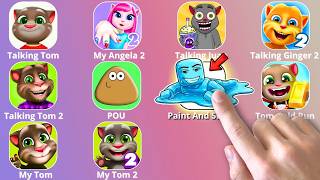 Talking Tom,Paint And SEEK,Roblox,My Talking Angela 2,Tom Gold Run,Talking Ben,Talking Juan,POU screenshot 1