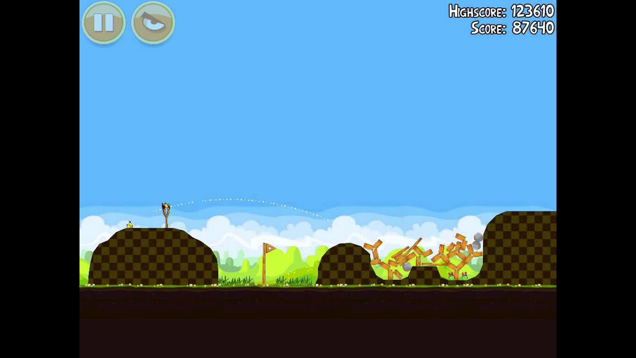 Easter Eggs 1-4 | Score 125270 | Angry Birds Seasons - YouTube