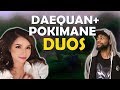 POKIMANE DUOS WITH DAEQUAN | FUN KILLS | TIPS TO GETTING BETTER - (Fortnite Battle Royale)