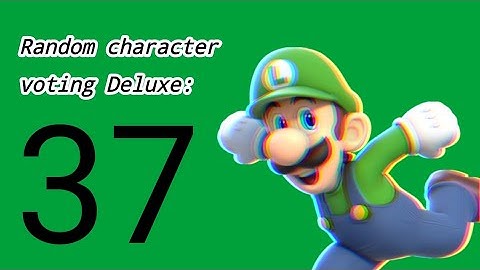 Random character voting Deluxe : 37