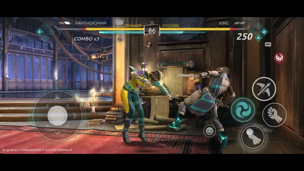 Epic fight with Cobra king.. shadow fight Arena 